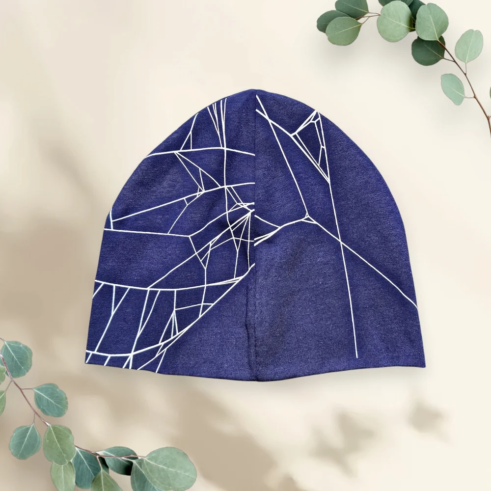 NWT H&M Spider-Man Kids Double Layer Hat in‎ soft cotton - Blue and Red Size 2T